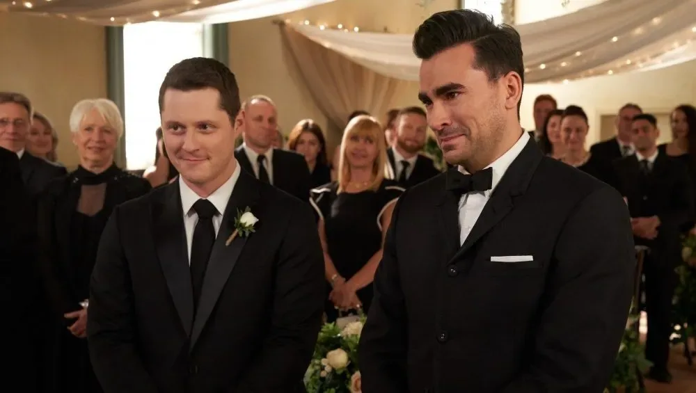 David and Patrick at their wedding.