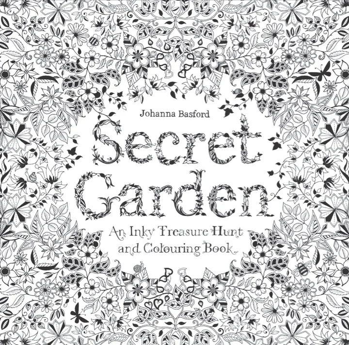 Secret Garden colouring book: cover art