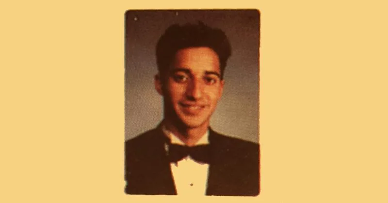 Adnan Syed's high-school photo, the art for 'The Alibi', Serial's first episode.