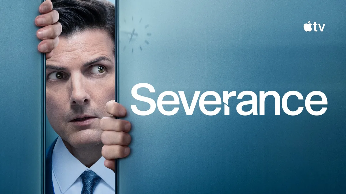 Severance key art: Adam Scott as Mark Scout