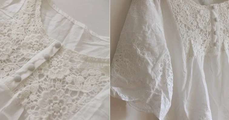 Lace pieces from a Sheinside haul blog post