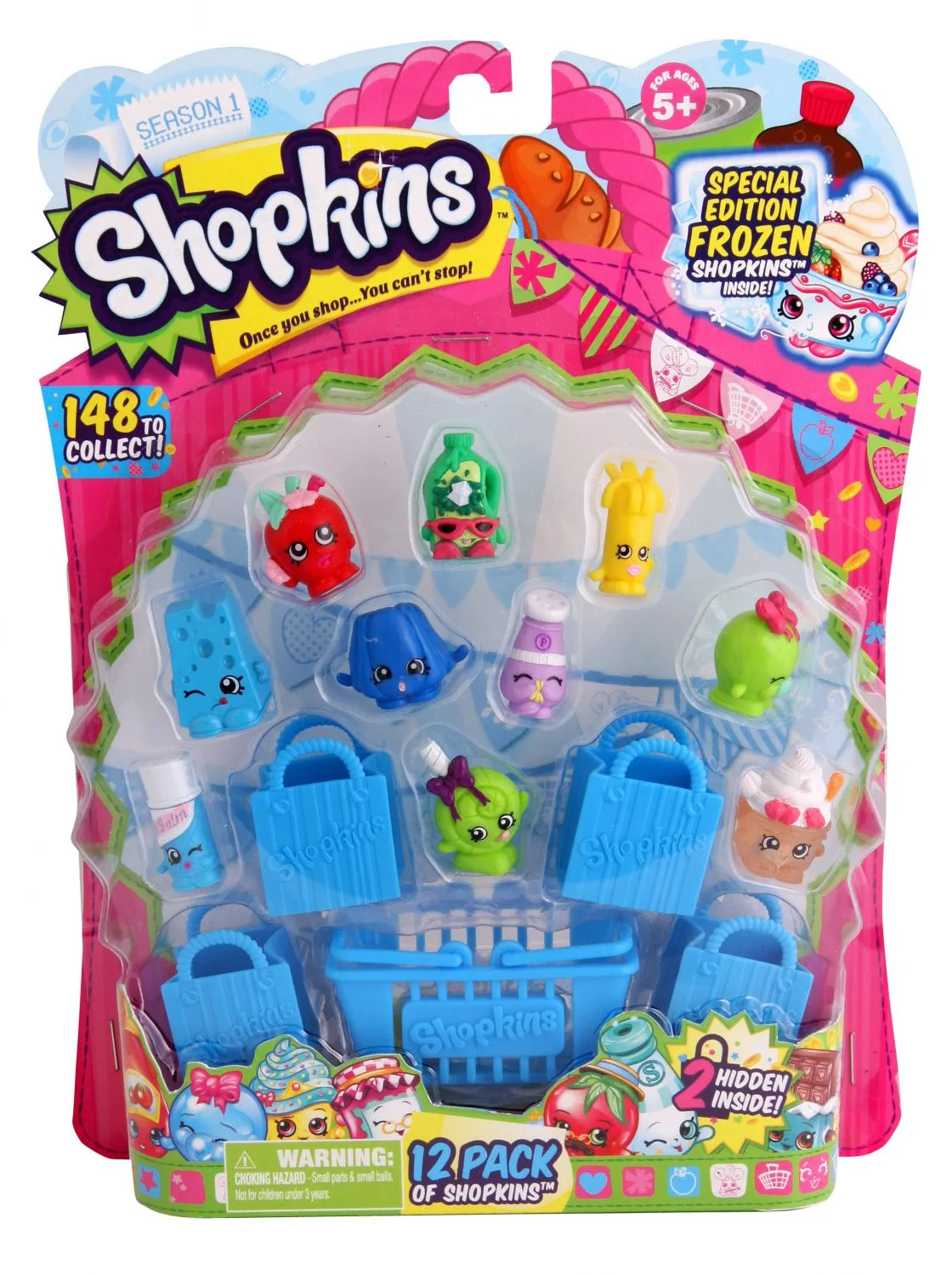 A Shopkins 12-pack with shopping baskets