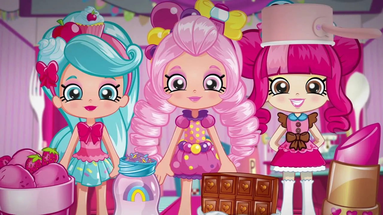 Shoppies dolls in the Shopkins: Chef Club trailer