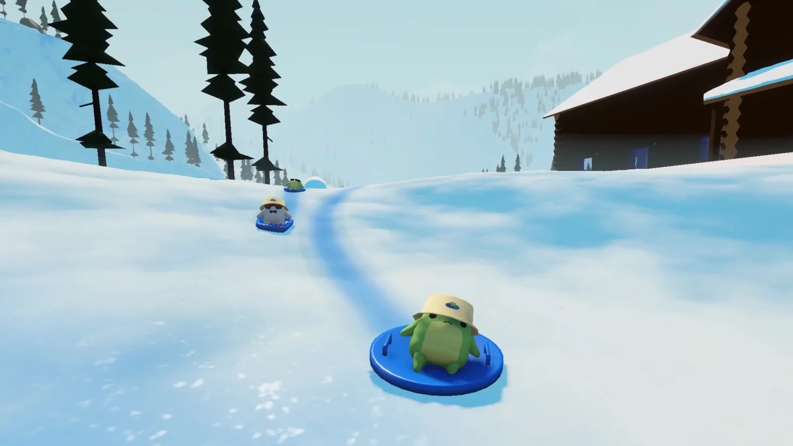 Steam最大50人プレイ物理演算雪遊びゲーム『Sledding Game』さっそく大好評でブームの兆し。近接ボイチャ搭載、そり滑り・建築・釣り・ギャンブルまで何でもあり - AUTOMATON