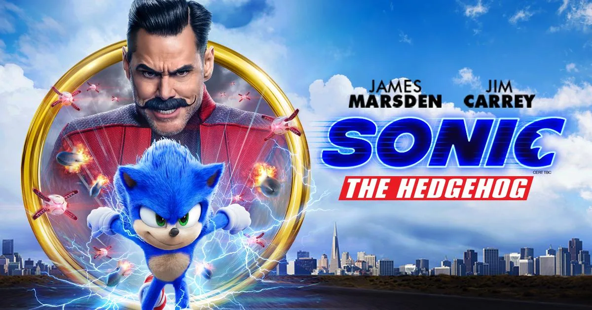 Official Paramount Movies artwork for Sonic the Hedgehog.