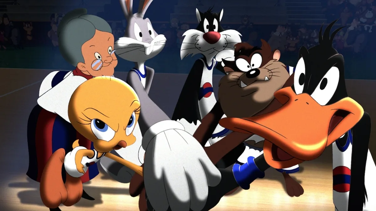 The Looney Tunes in a still from Space Jam