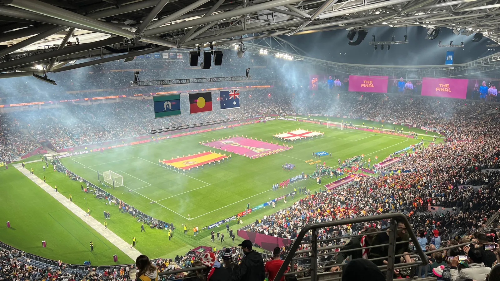 Stadium photo taken at the 2023 FIFA Women's World Cup Final at Stadium Australia