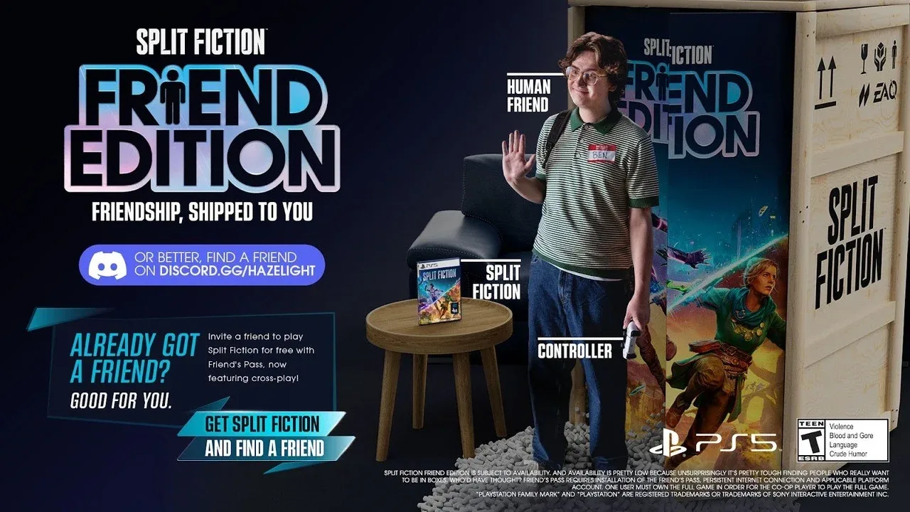 Split Fiction: Friend Edition Is the Silliest Game Promo We've Seen in Ages