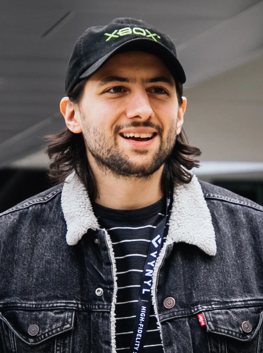 Eric Barone (ConcernedApe) at Hackfort in 2019