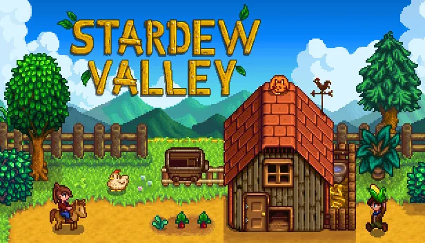 Stardew Valley key art from the Steam page