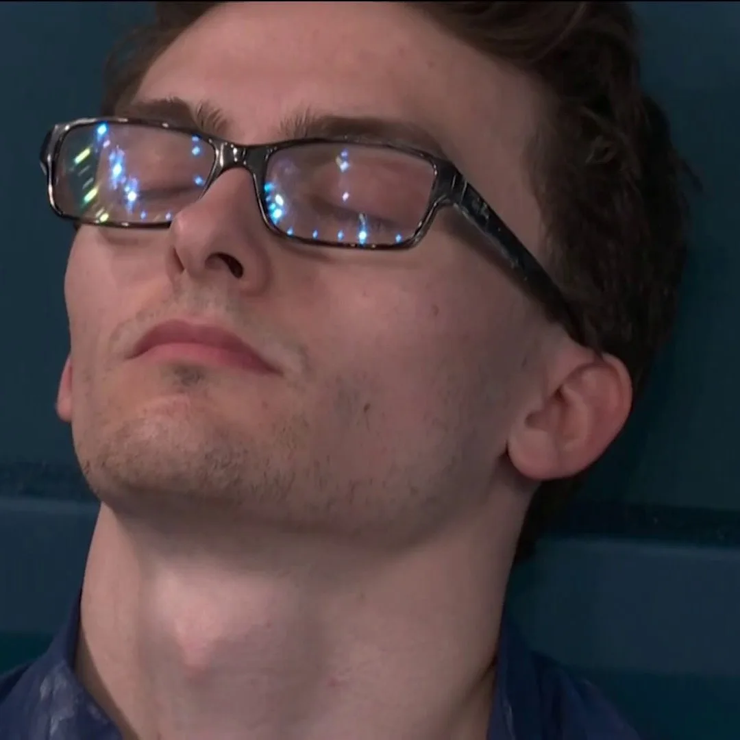 Stephen Nedoroscik getting in the zone. #ParisOlympics 📺: NBC and Peacock