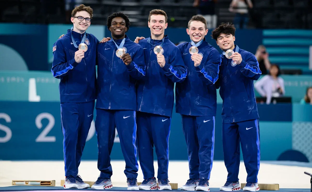 U.S. men win historic team bronze at 2024 Olympic Games • USA Gymnastics