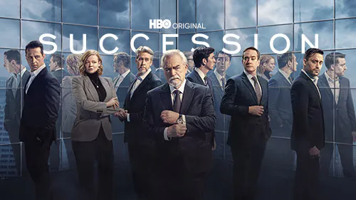 Succession key art: the Roy family and company, HBO