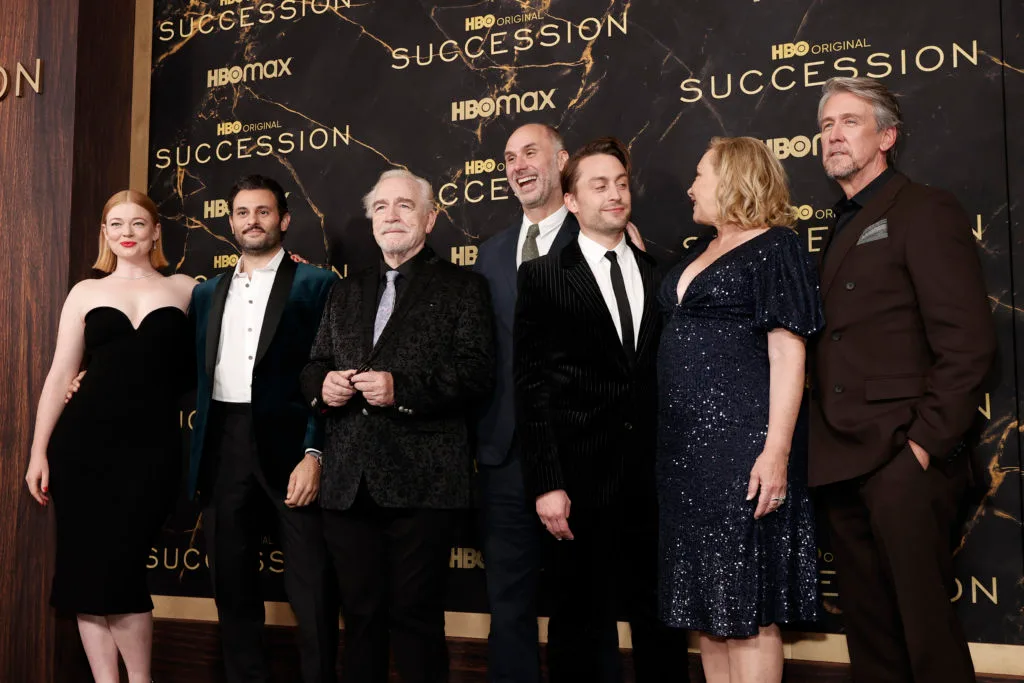 Succession cast at the final-season premiere