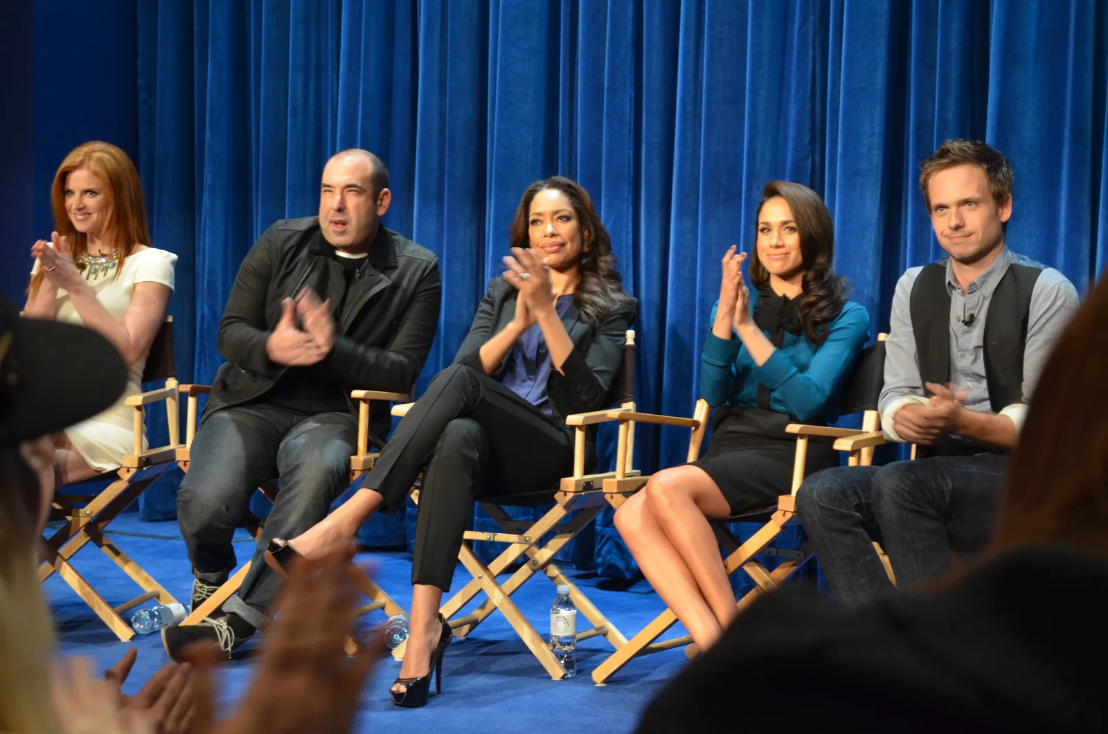Suits cast at a Paley Center panel in 2013