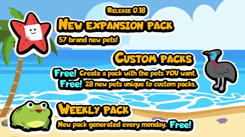 Steam :: Super Auto Pets :: Release 0.18 - Lots of new content!