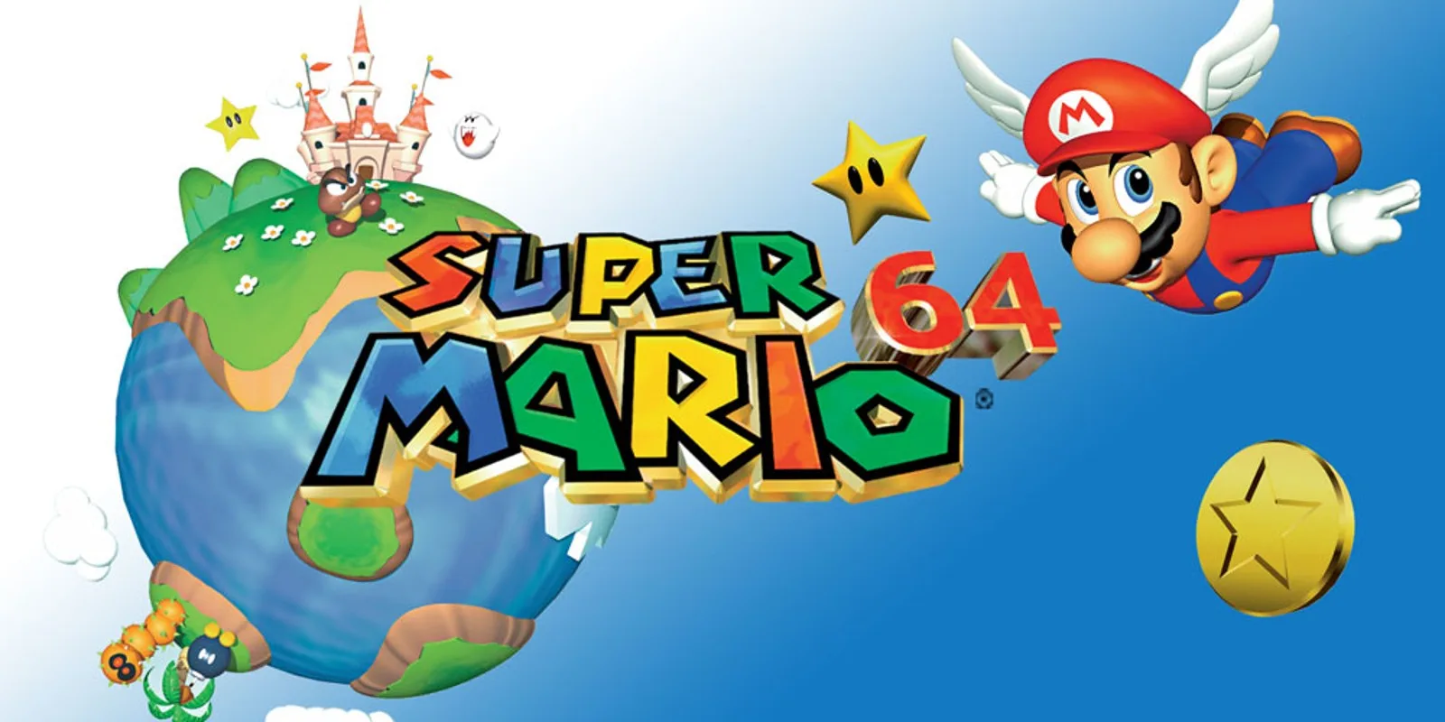 Official Super Mario 64 artwork from Nintendo’s product page.