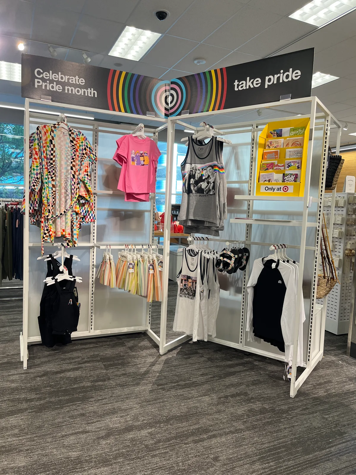 Pride display in Target’s downtown Seattle store, June 5, 2023.