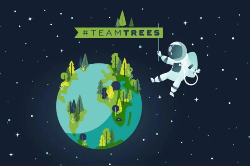 #TeamTrees in Action