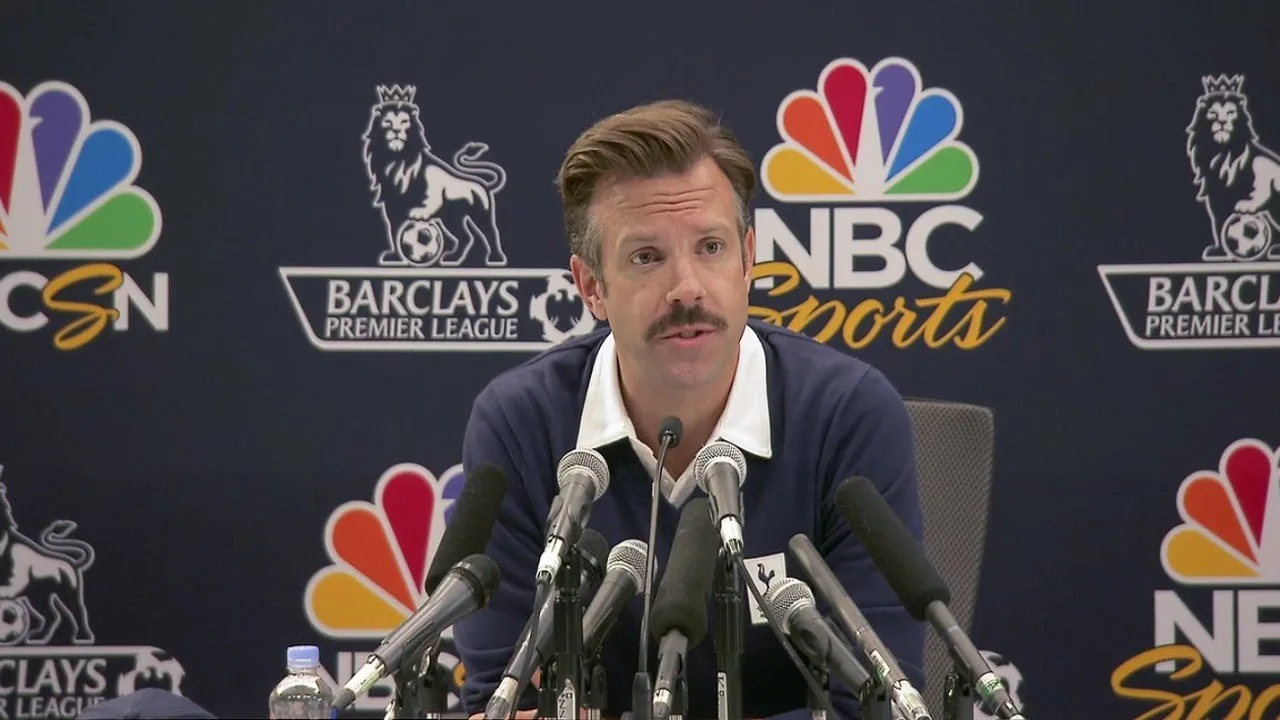 NBC Sports 2013 promo: Sudeikis as Ted Lasso at a press conference