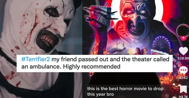 People On TikTok Said A Horror Movie Called “Terrifier 2” Is Making People Vomit And Walk Out Of Theaters, So Of Course I Went To See If It’s Legit