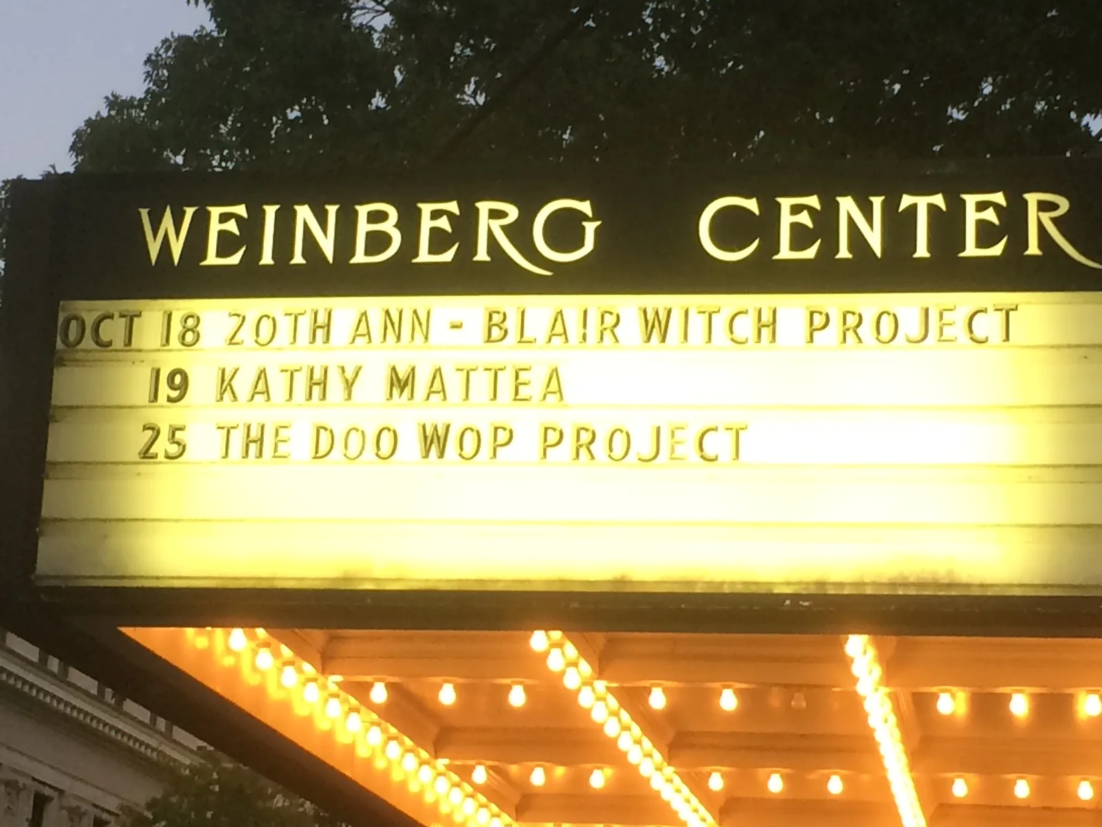 A 2019 anniversary screening in Frederick, Maryland; Creative Commons Attribution 2.0.
