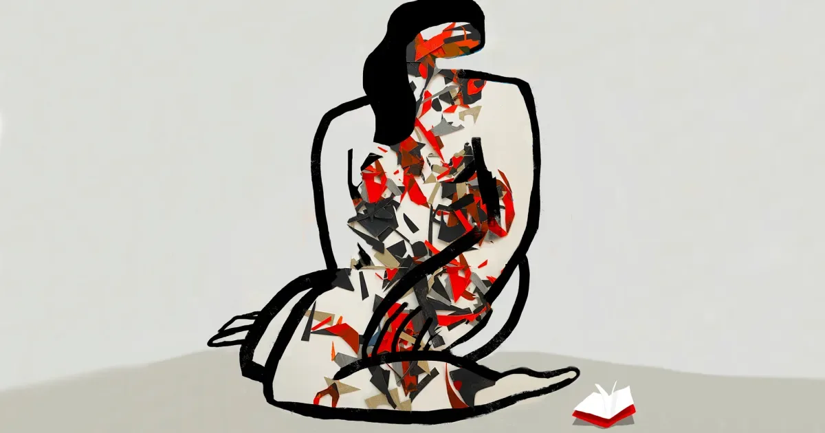 Mother Jones illustration for its critique of the book