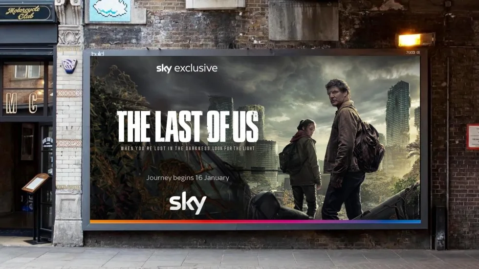 Sky's The Last of Us billboard.