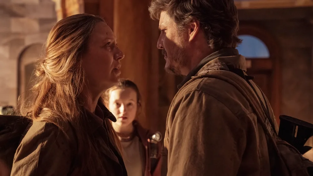 Tess, Ellie and Joel in episode 2.