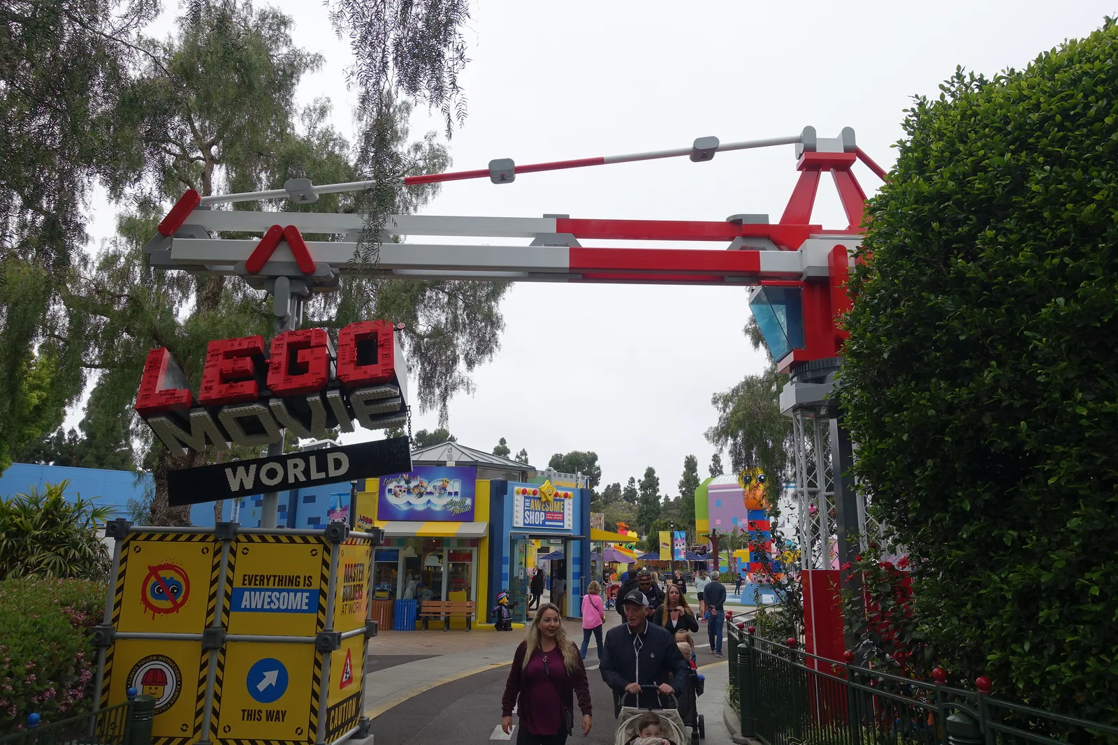 The Lego Movie-themed area at Legoland California