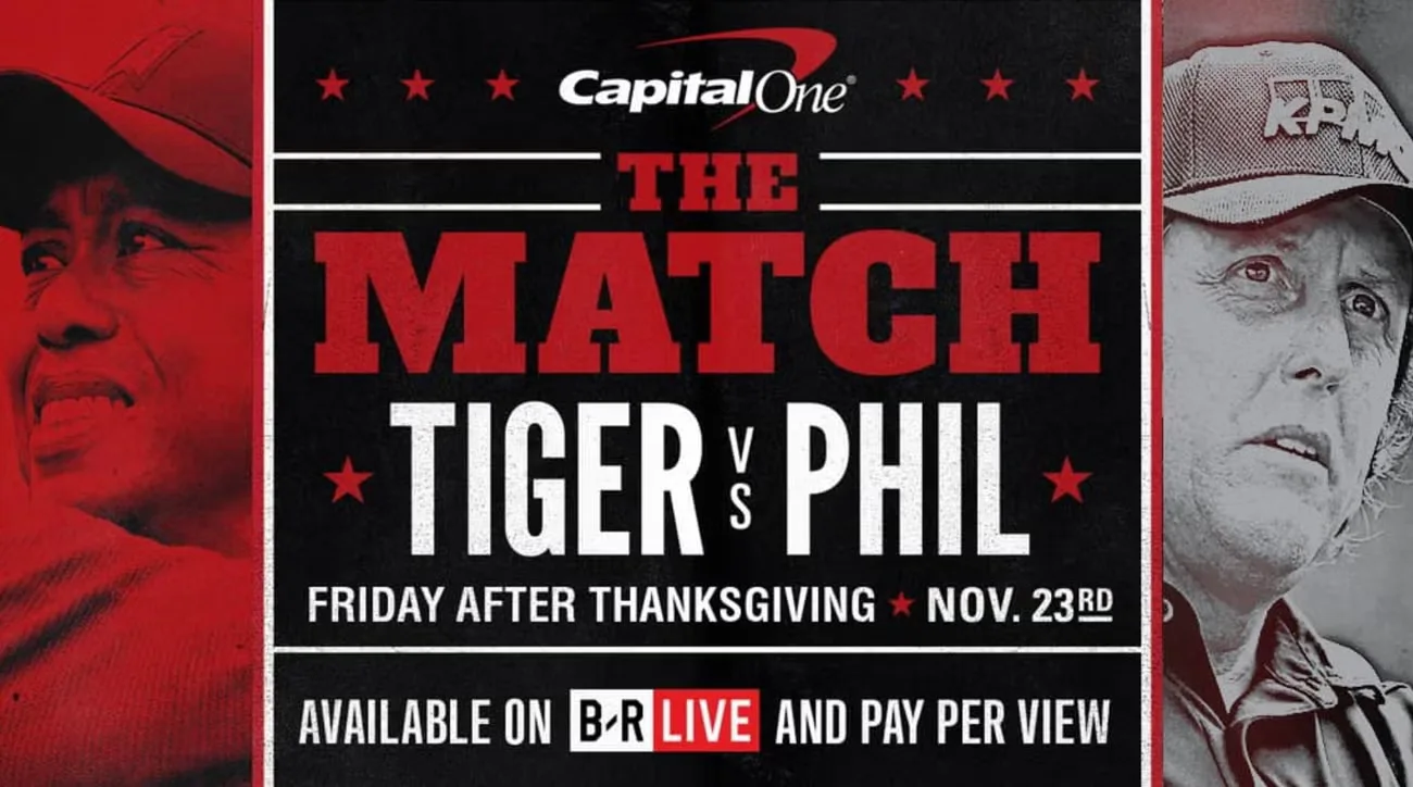 The Match: Tiger vs Phil promotional art