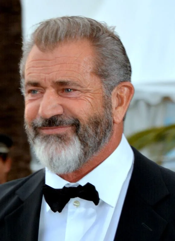 Mel Gibson at Cannes in 2016; a later portrait, not a photograph from the film's launch.