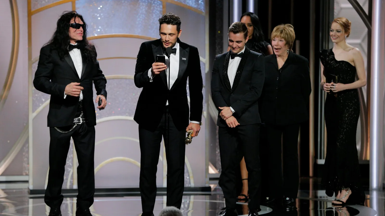 James Franco and Tommy Wiseau at the 2018 Golden Globes