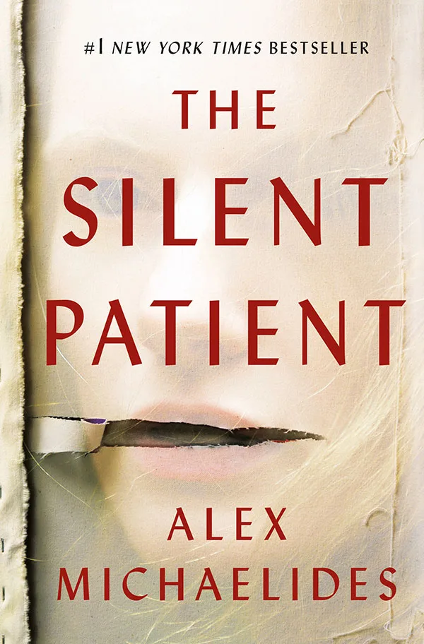 US cover of The Silent Patient, Celadon Books