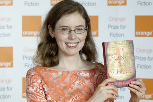 Madeline Miller with the novel at the 2012 Orange Prize