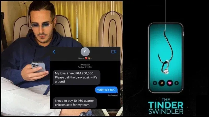 Nando's Malaysia ad riffing on The Tinder Swindler