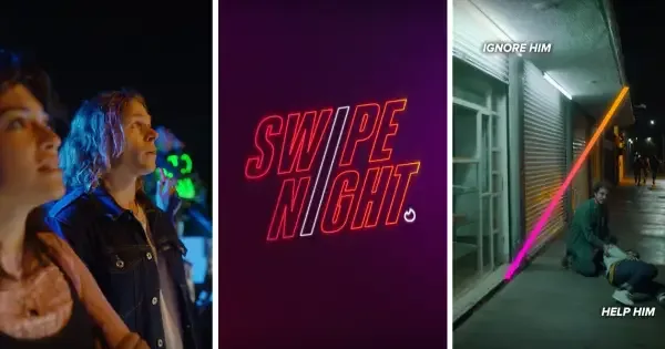Tinder Debuts Swipe Night, Its Apocalyptic Choose-Your-Own-Adventure Series