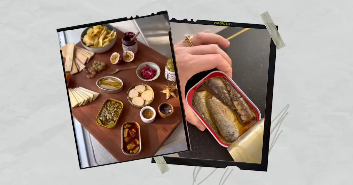 On TikTok, Tinned Fish Date Night Is The Latest Viral Food Obsession