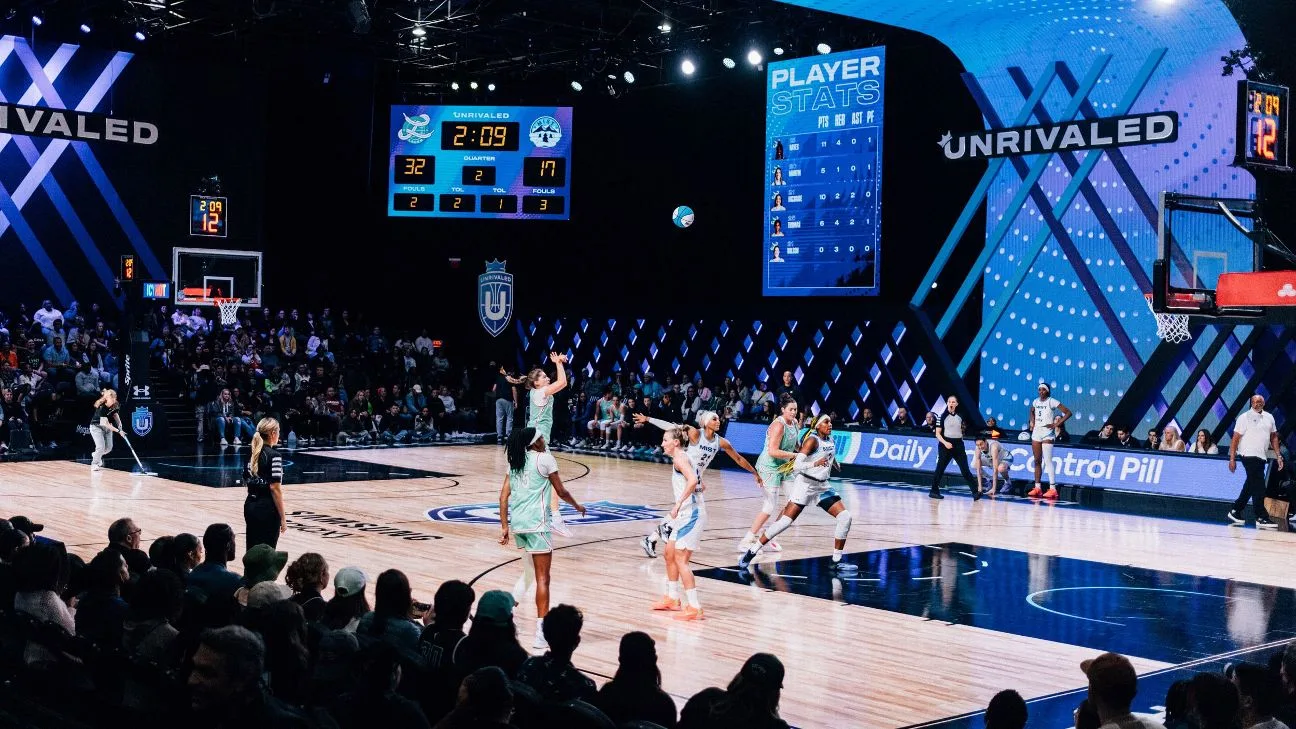 Unrivaled's Miami arena on opening night