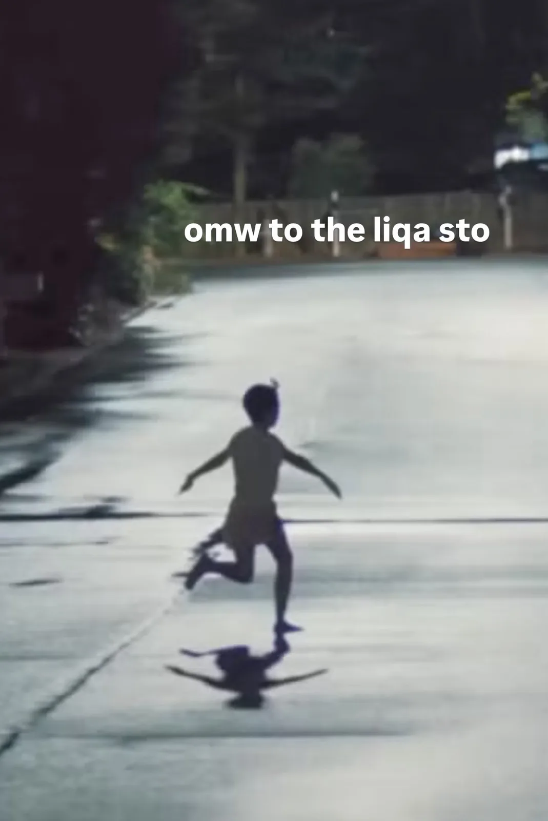 A TikTok using the Weapons run