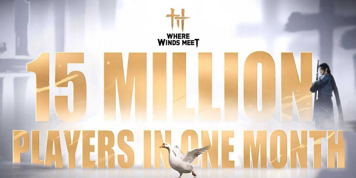 Where Winds Meet hits 15 million players within one month of release