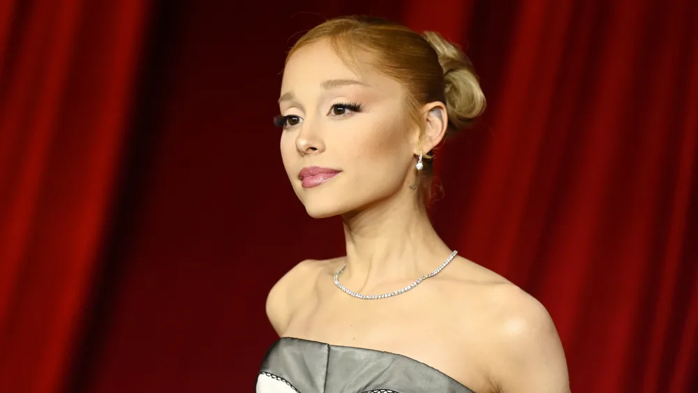 Ariana Grande at the Fourth Annual Academy Museum Gala held at Academy Museum of Motion Pictures on October 19, 2024 in Los Angeles, California.