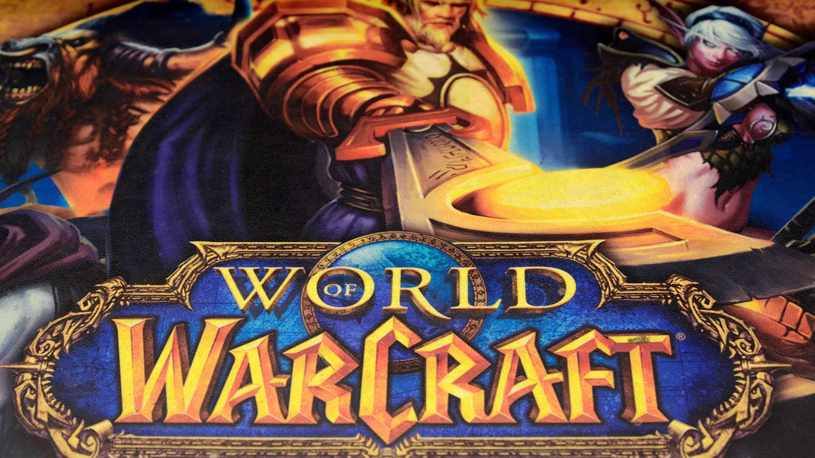 An advertisement for the ''World of Warcraft'' game, produced by Activision Blizzard Inc., a video-game publishing unit of Vivendi SA, is displayed at a store in Paris, France