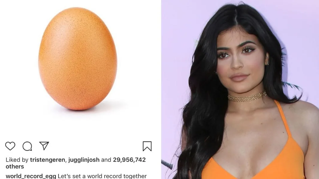 Egg photo breaks Kylie Jenner's record for most liked image on Instagram