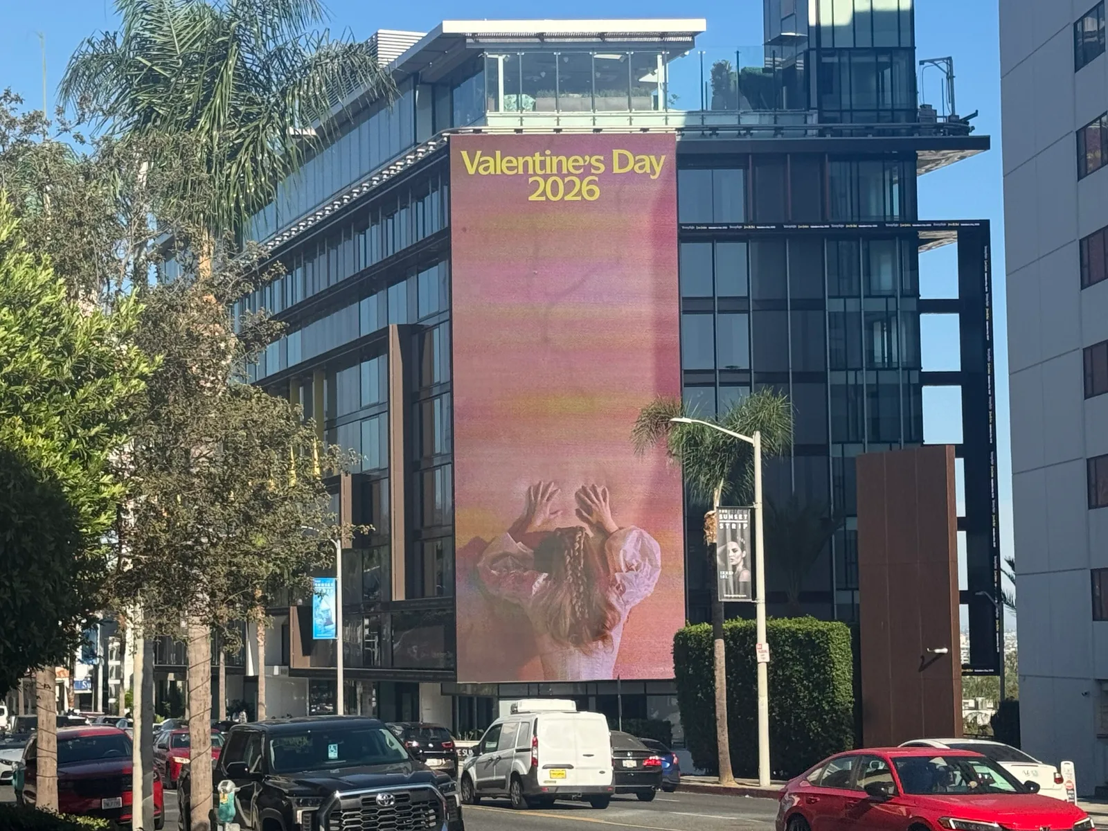 Emerald Fennell’s ‘Wuthering Heights’ Billboard Lights Up L.A.