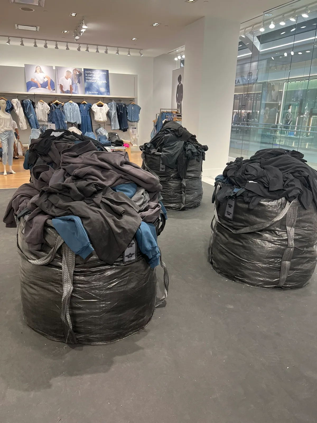 This is how they are selling Yeezy GAP. The sales associate said Ye got mad when he saw they had it on hangers and this is how he wanted it. They won’t help you find ur size too, you just have to…