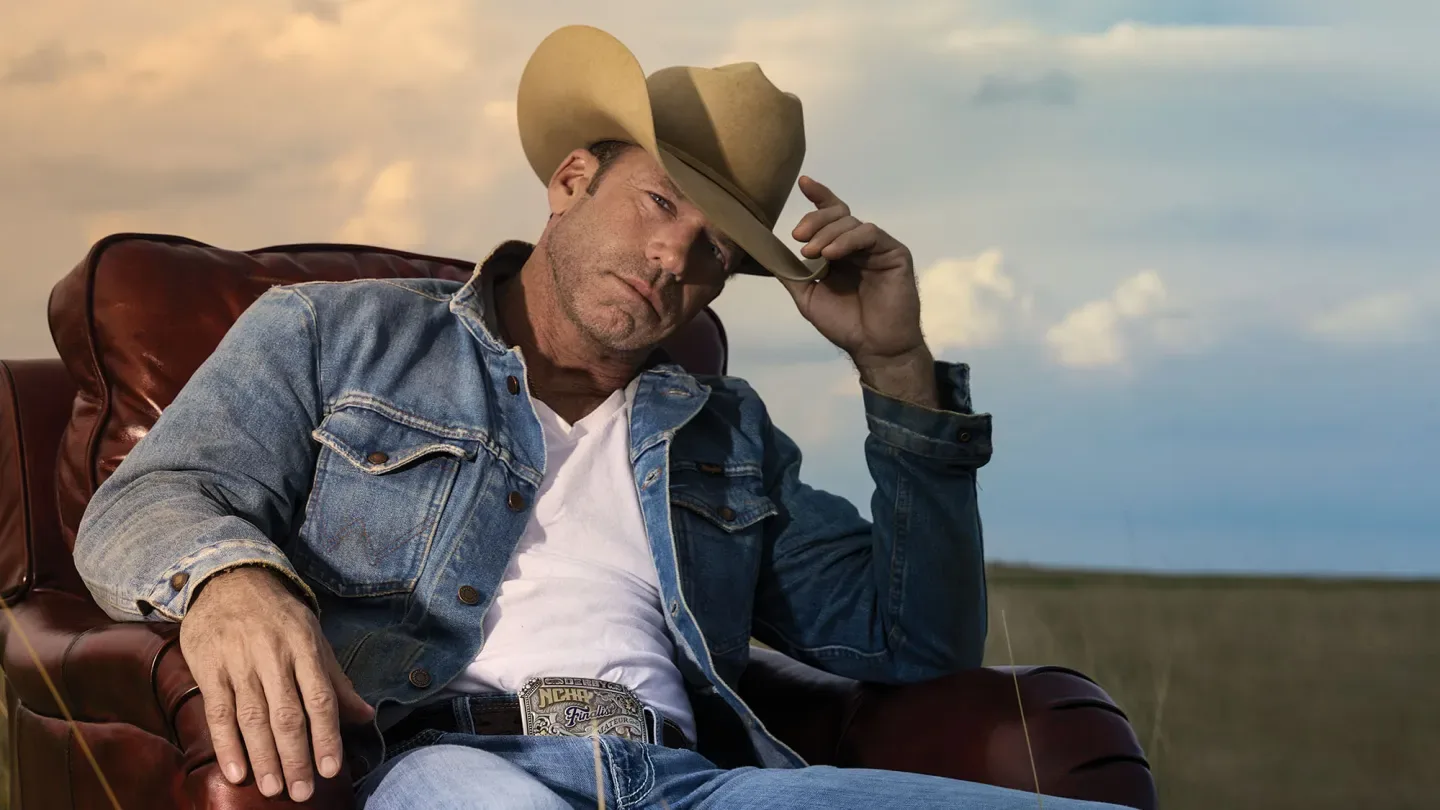 Taylor Sheridan at the 6666 Ranch