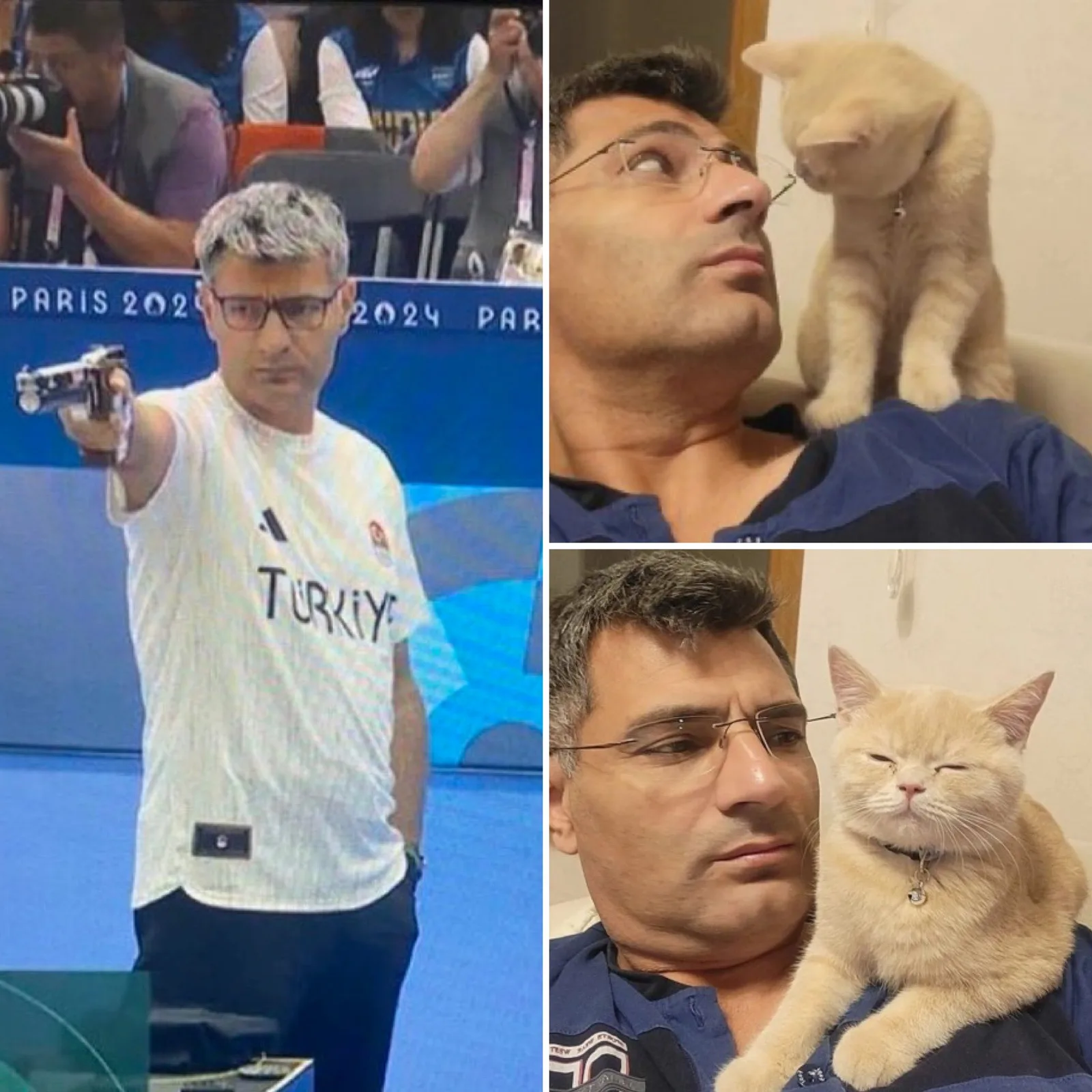 Yusuf Dikec is a cat person!