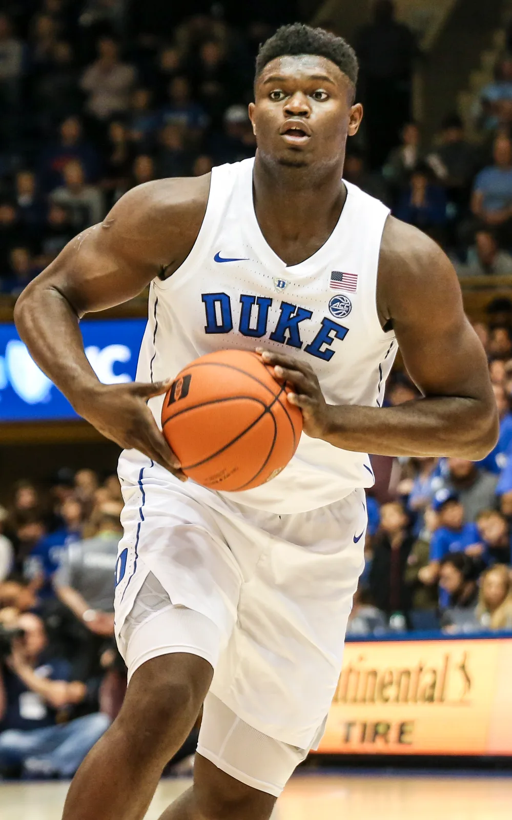 Zion Williamson at Duke in December 2018